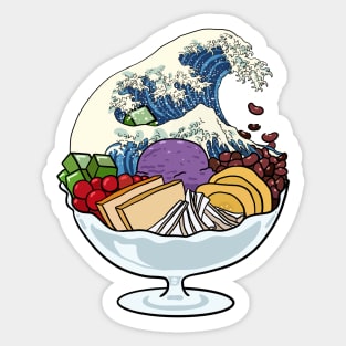 COLORFUL HALO-HALO FILIPINO FOOD STICKER Sticker